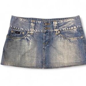 Denim Mini Skirt